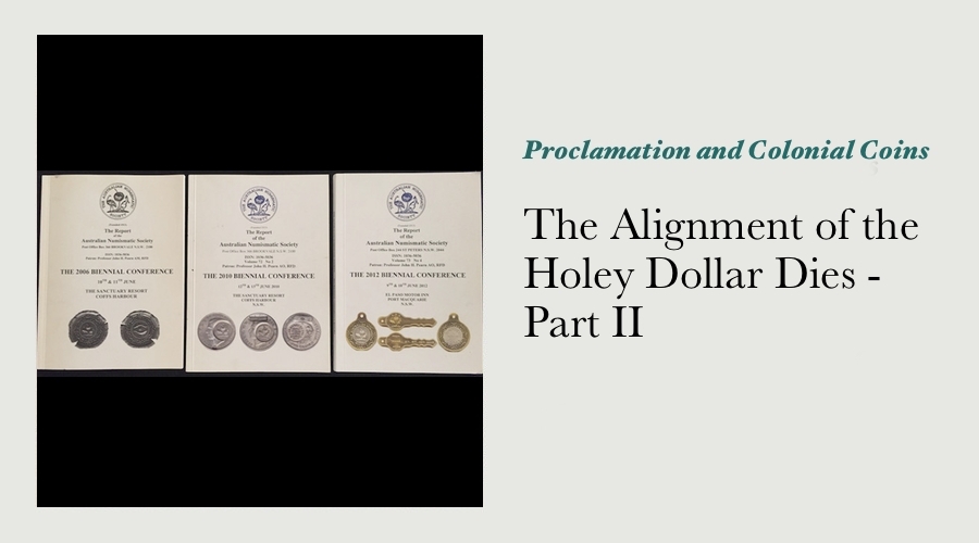 The Alignment of the Holey Dollar Dies - Part II main image