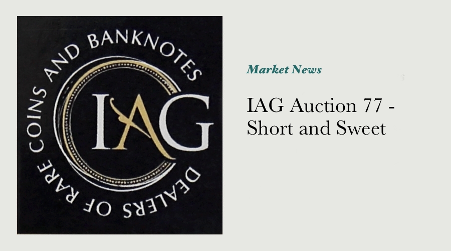 IAG Auction 77 - Short and Sweet main image