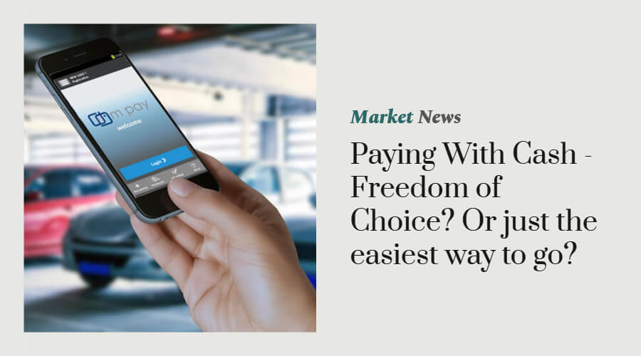 Paying With Cash - Freedom of Choice? Or just the easiest way to go?