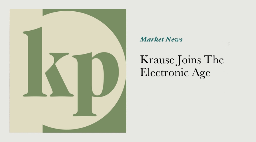 Krause Joins The Electronic Age main image