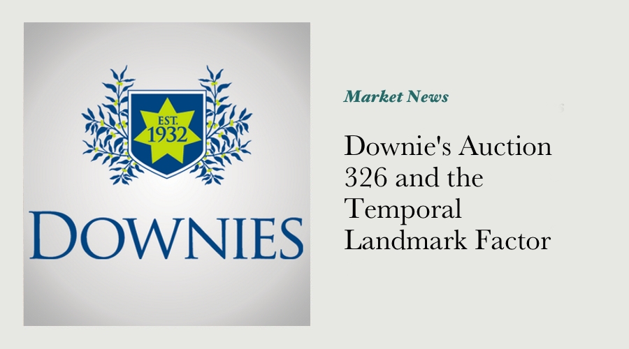 Downie's Auction 326 and the Temporal Landmark Factor main image