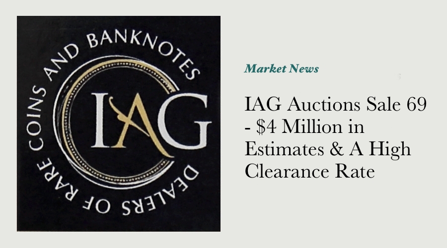 IAG Auctions Sale 69 - $4 Million in Estimates & A High Clearance Rate