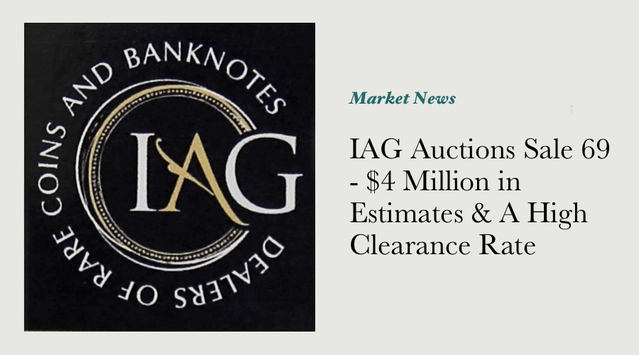 IAG Auctions Sale 69 - $4 Million in Estimates & A High Clearance Rate main image