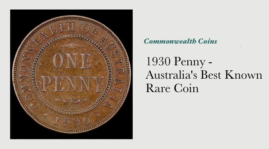 1930 Penny - Australia's Best Known Rare Coin main image