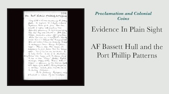 Evidence In Plain Sight - AF Bassett Hull and the Port Phillip Patterns