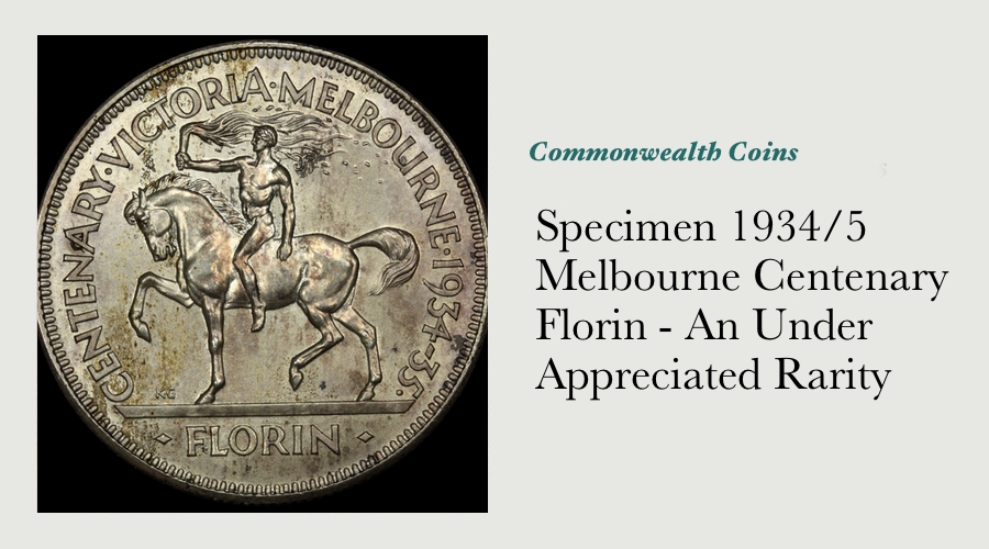 Specimen 1934/5 Melbourne Centenary Florin - An Under Appreciated Rarity main image