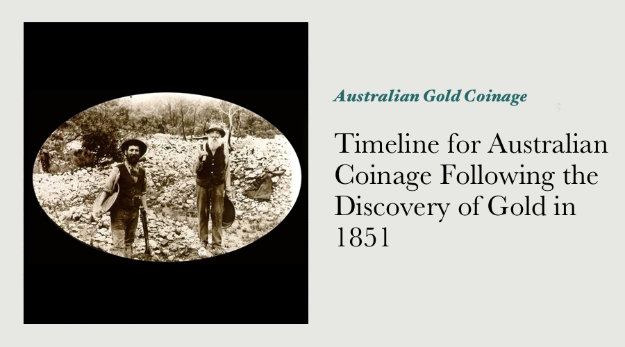 Timeline for Australian Coinage Following the Discovery of Gold in 1851
