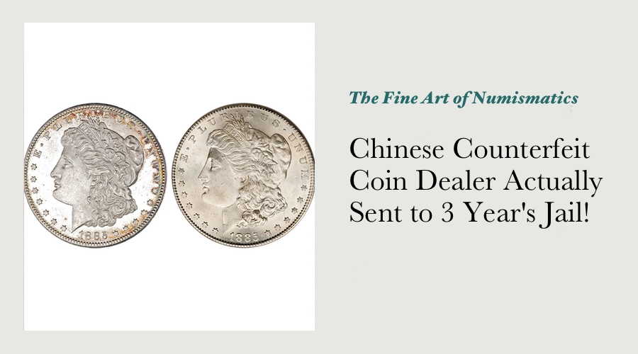 Chinese Counterfeit Coin Dealer Actually Sent to 3 Year's Jail! main image