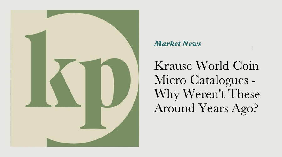 Krause World Coin Micro Catalogues - Why Weren't These Around Years Ago?