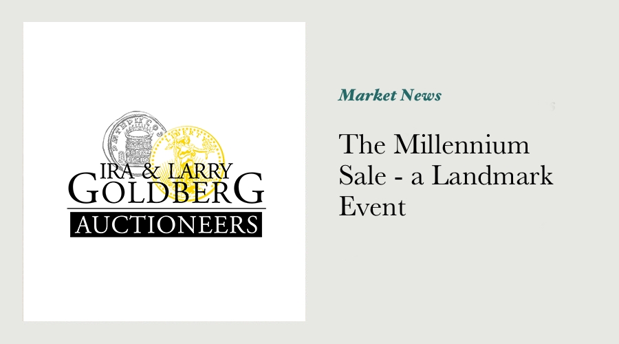 The Millennium Sale - a Landmark Event