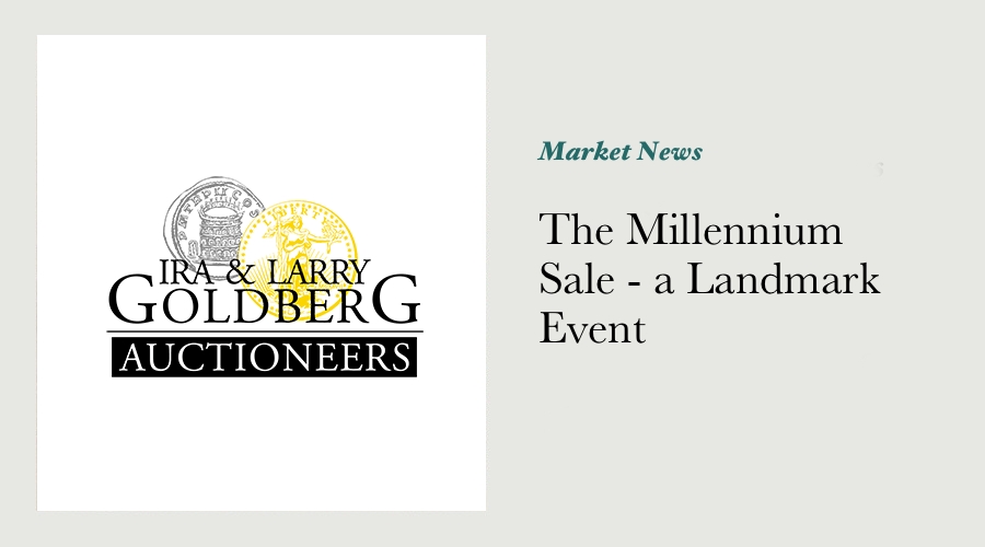 The Millennium Sale - a Landmark Event main image