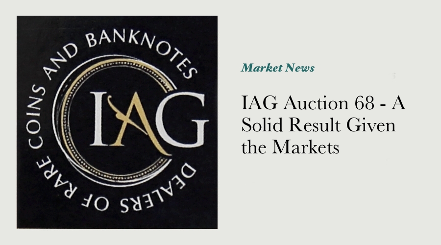 IAG Auction 68 - A Solid Result Given the Markets main image