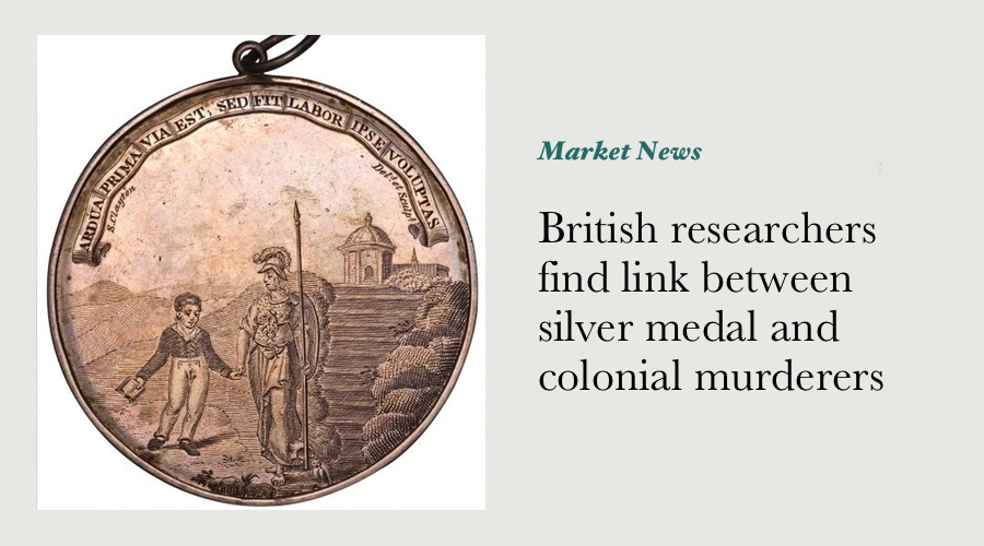 British researchers find link between silver medal and colonial murderers