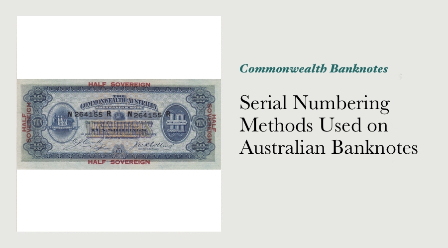 Serial Numbering Methods Used on Australian Banknotes main image