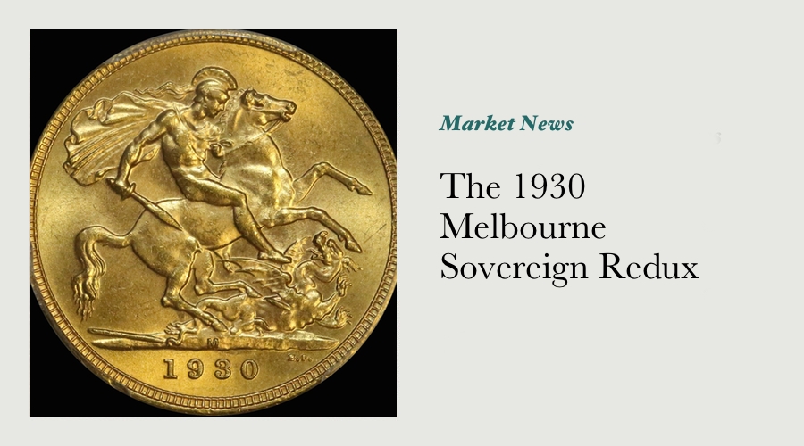 The 1930 Melbourne Sovereign Redux main image
